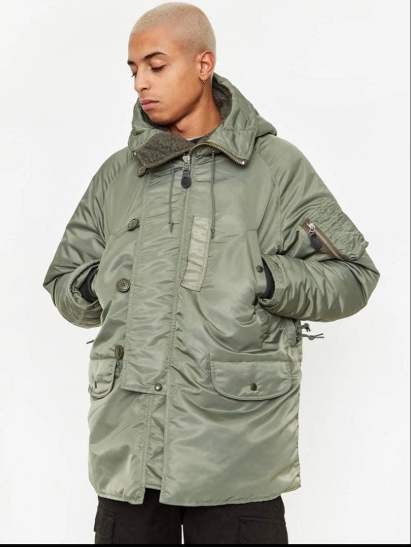 1回着用✨ 百名品 BEAMS PLUS N-3B Down sage