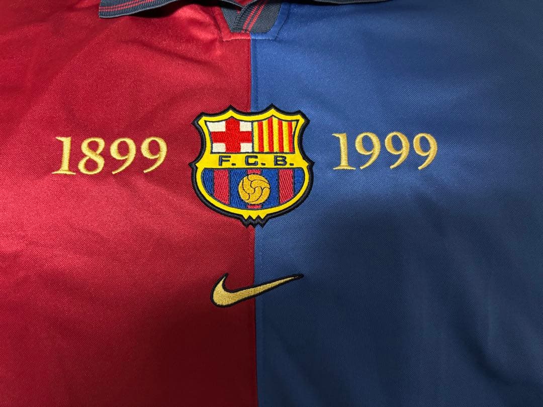 デッドストック　バルセロナ 99/00 100周年記念 フィーゴ 2005年復刻