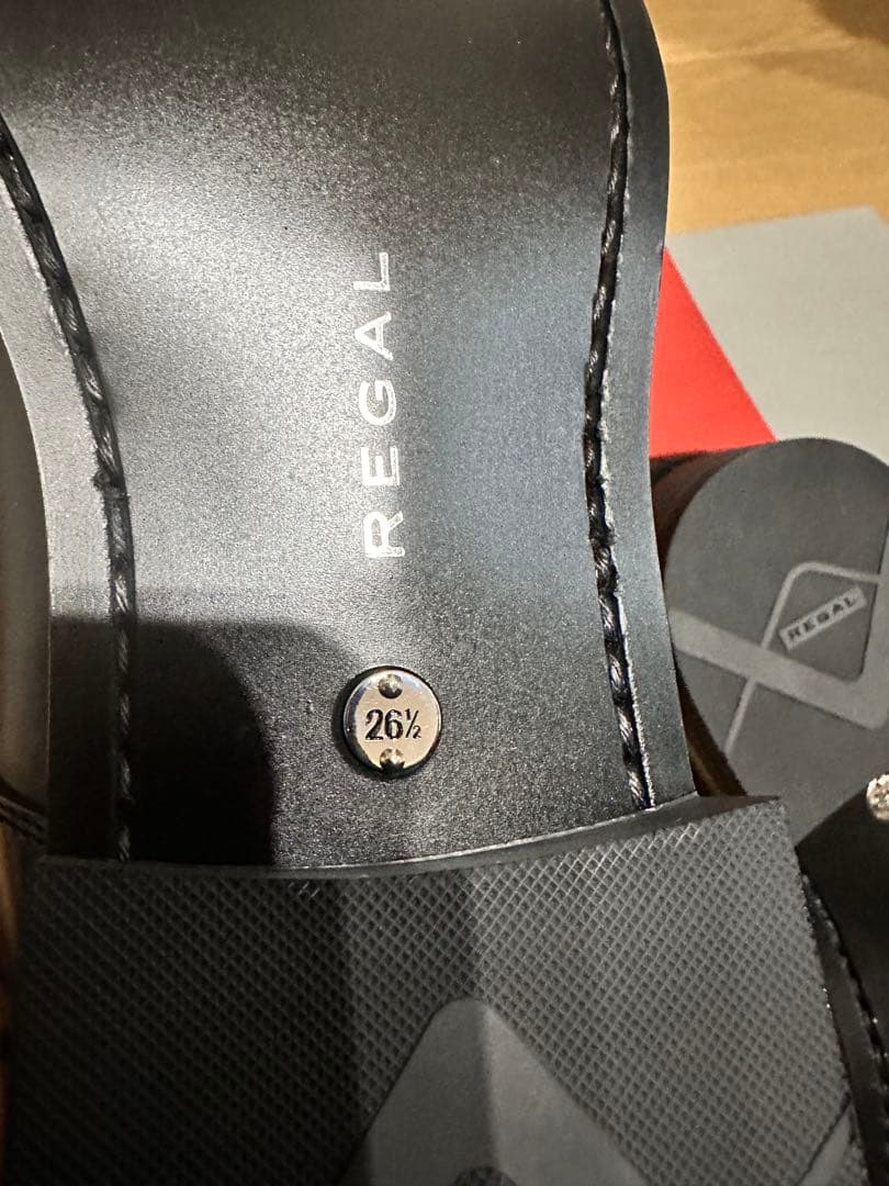 REGAL 810Rプレーントウ　黒　26.5cm 新品未使用品