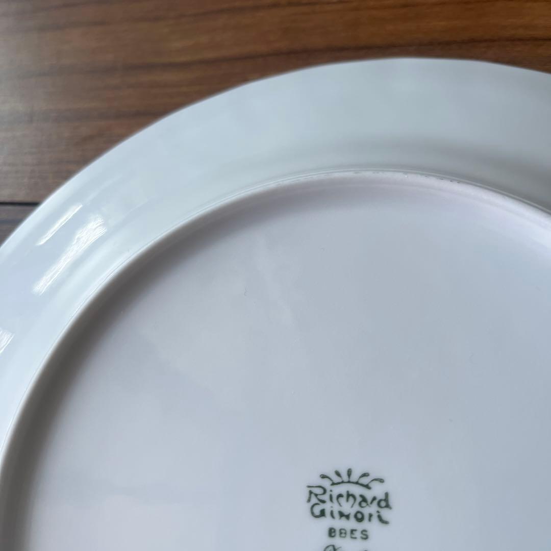 リチャードジノリ　ベッキオホワイト　プレート　26cm　5枚