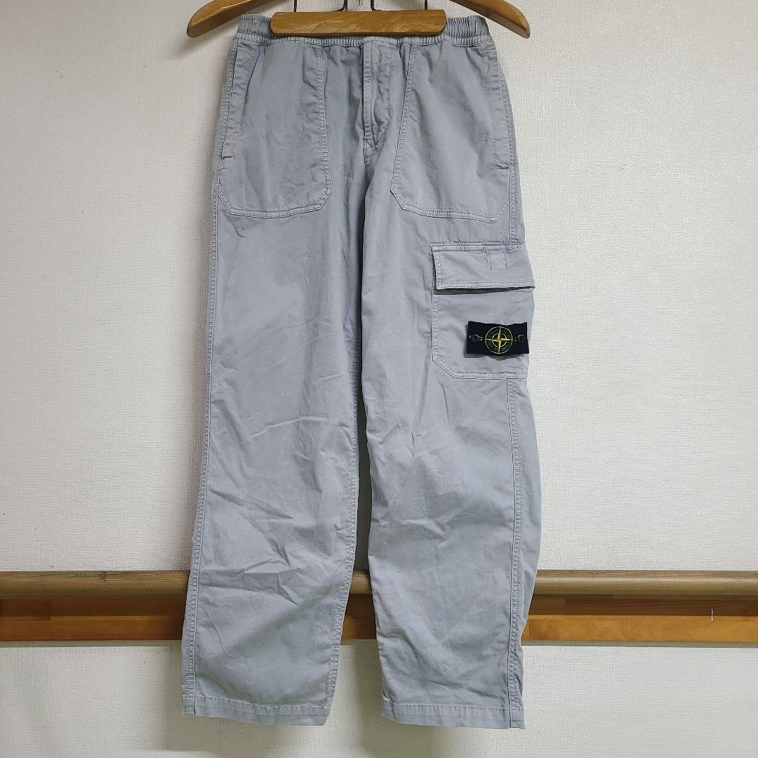 stone ストーンアイランドブルーグレー カーゴパンツ W30