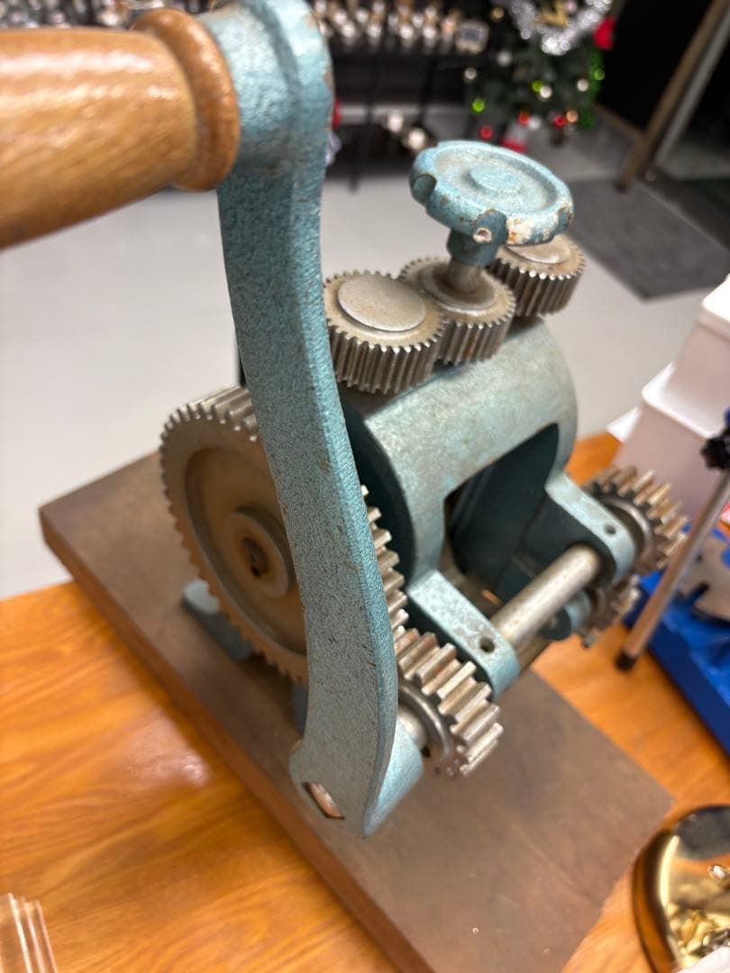 HARP 彫金ローラー圧延機　金属延ばし　手動式　彫金用 溝あり