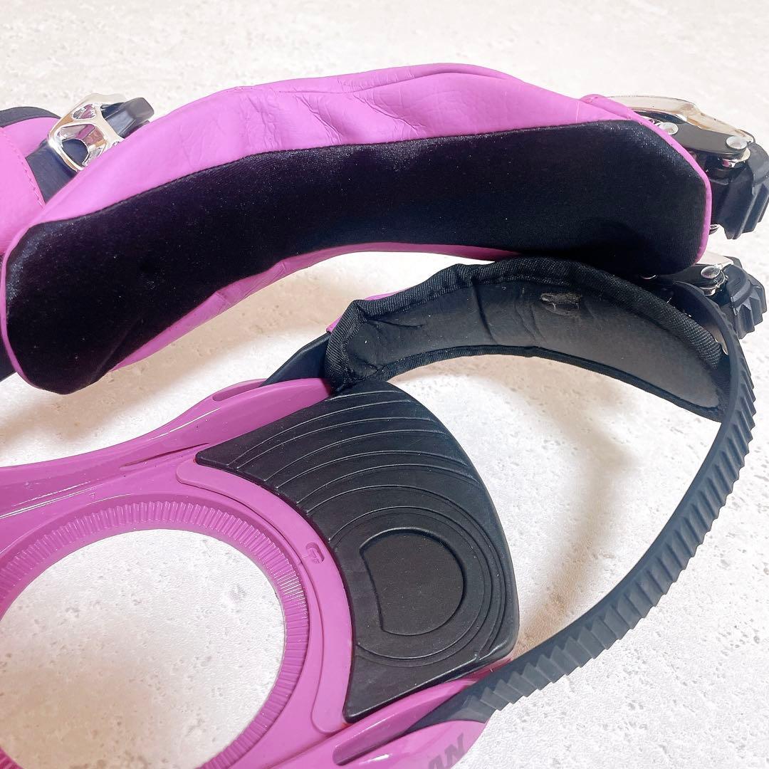 良品 ELAN RUBY JP エラン バインディング スノーボード ラベンダー