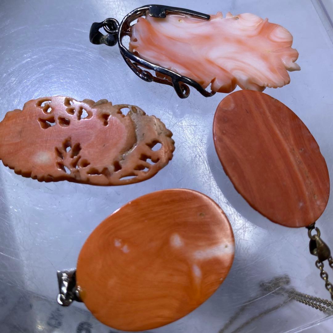 本赤珊瑚　アクセサリー　28g 東K7-1214☆2F