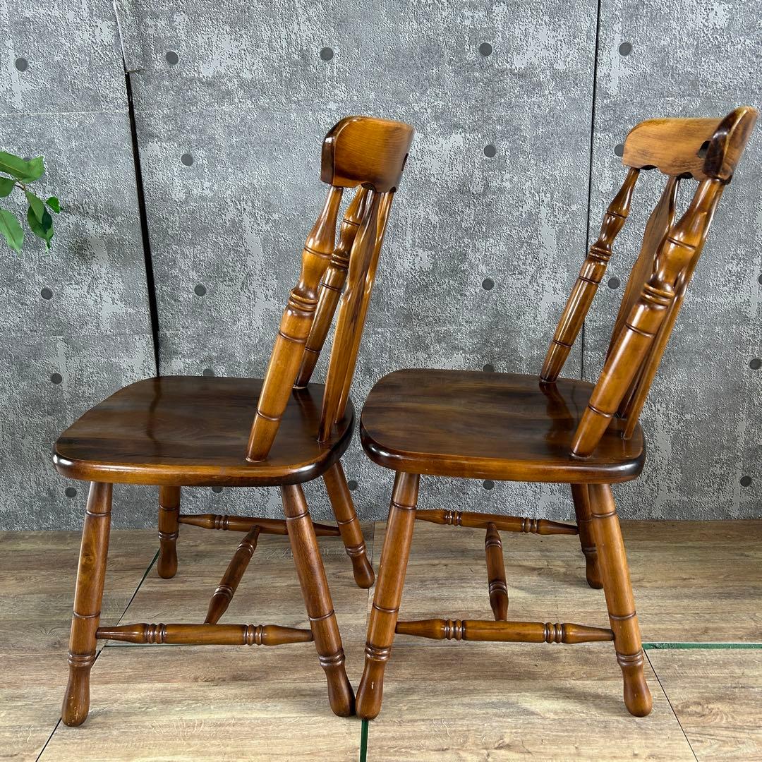 SUN　FLOWER꧁コイズミ KOIZUMI꧂ダイニングチェア2脚