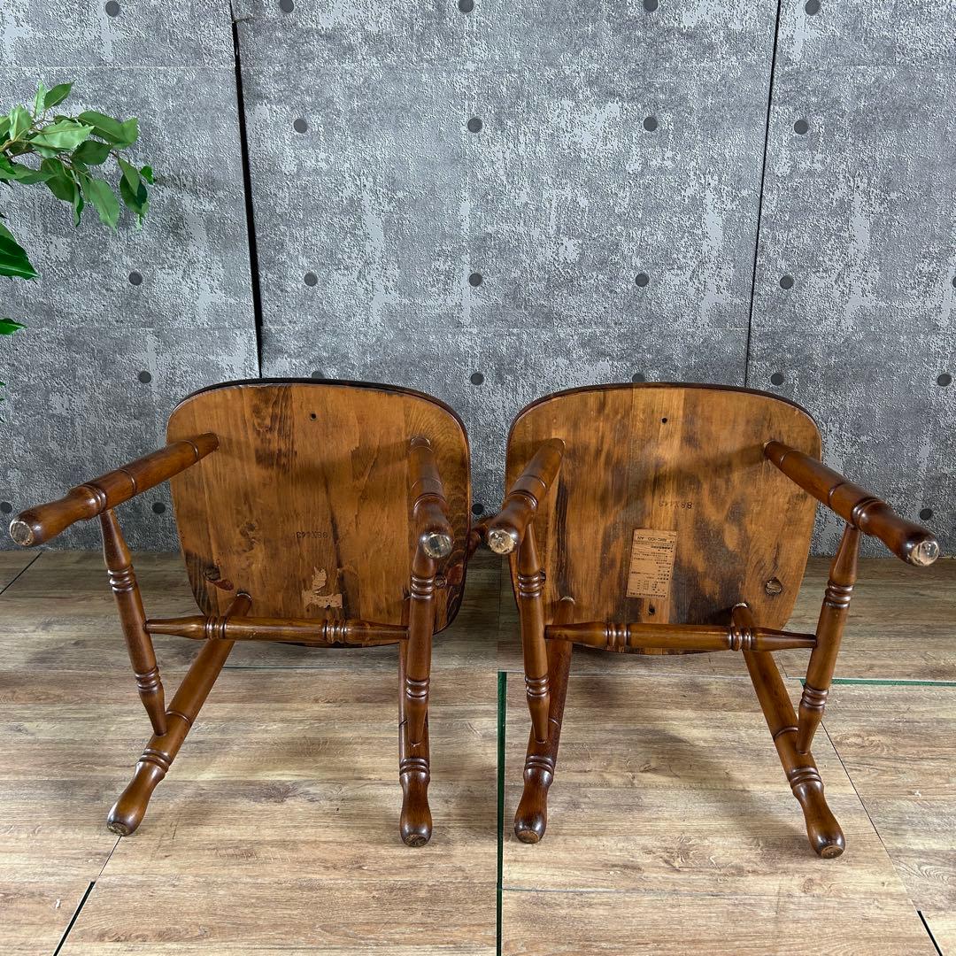 SUN　FLOWER꧁コイズミ KOIZUMI꧂ダイニングチェア2脚