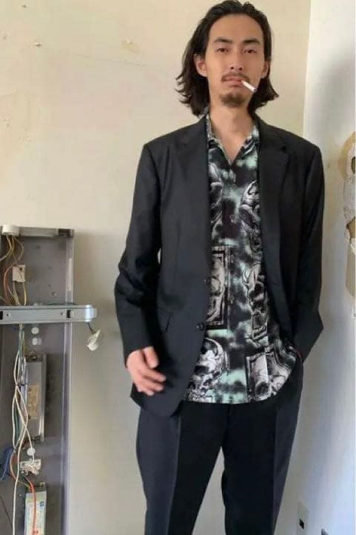 WACKOMARIA ワコマリア　ロロピアーナ　スーツセットアップ　ブラック