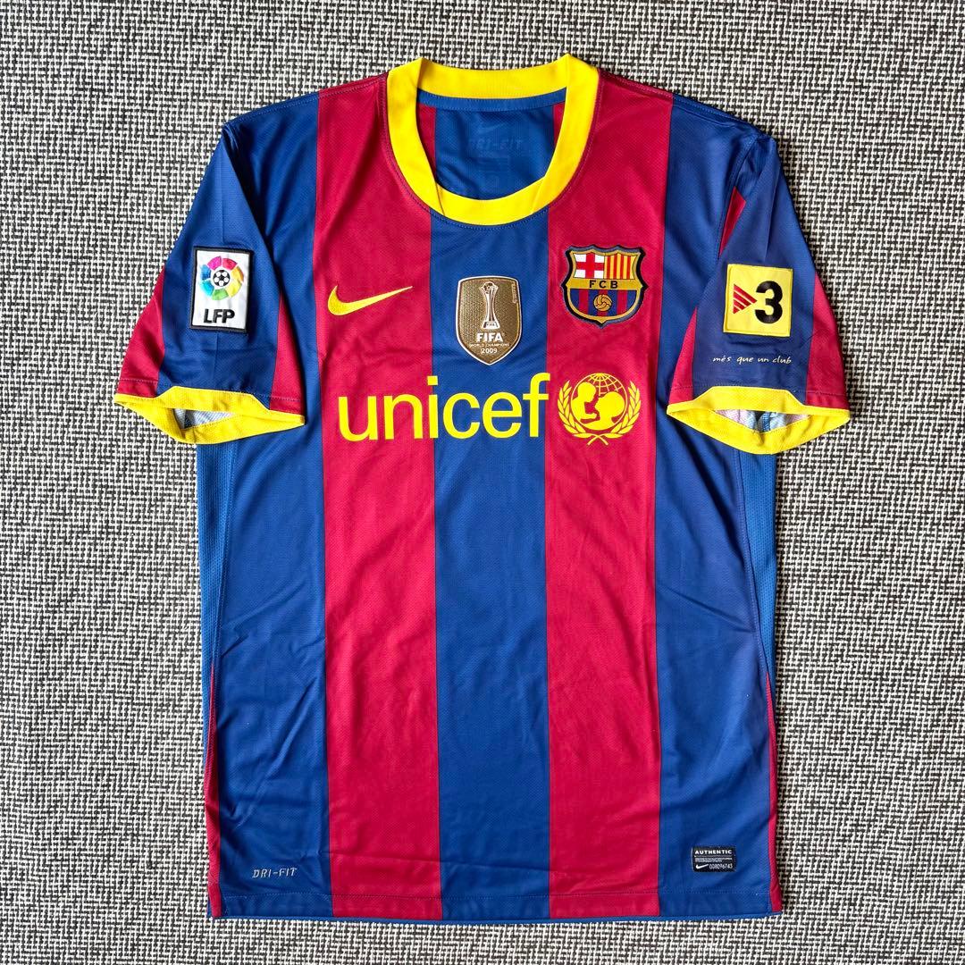 【３冠モデル＆フルパッチ仕様】リオネル・メッシ ＃１０ FCバルセロナ