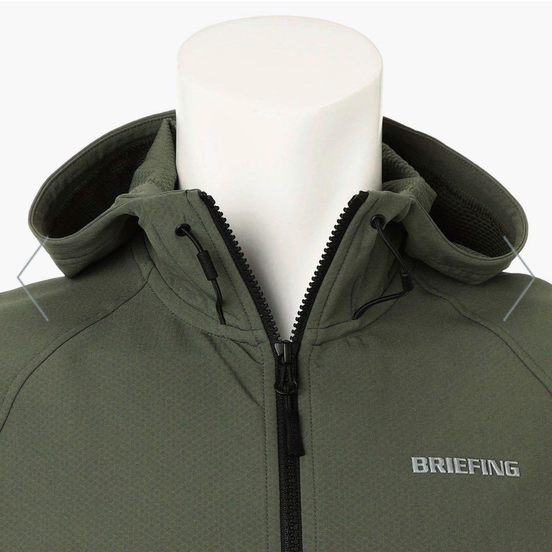 25秋冬モデル　ブリーフィング　ジャケット　M〜L相当　カーキ　パーカ　ブルゾン