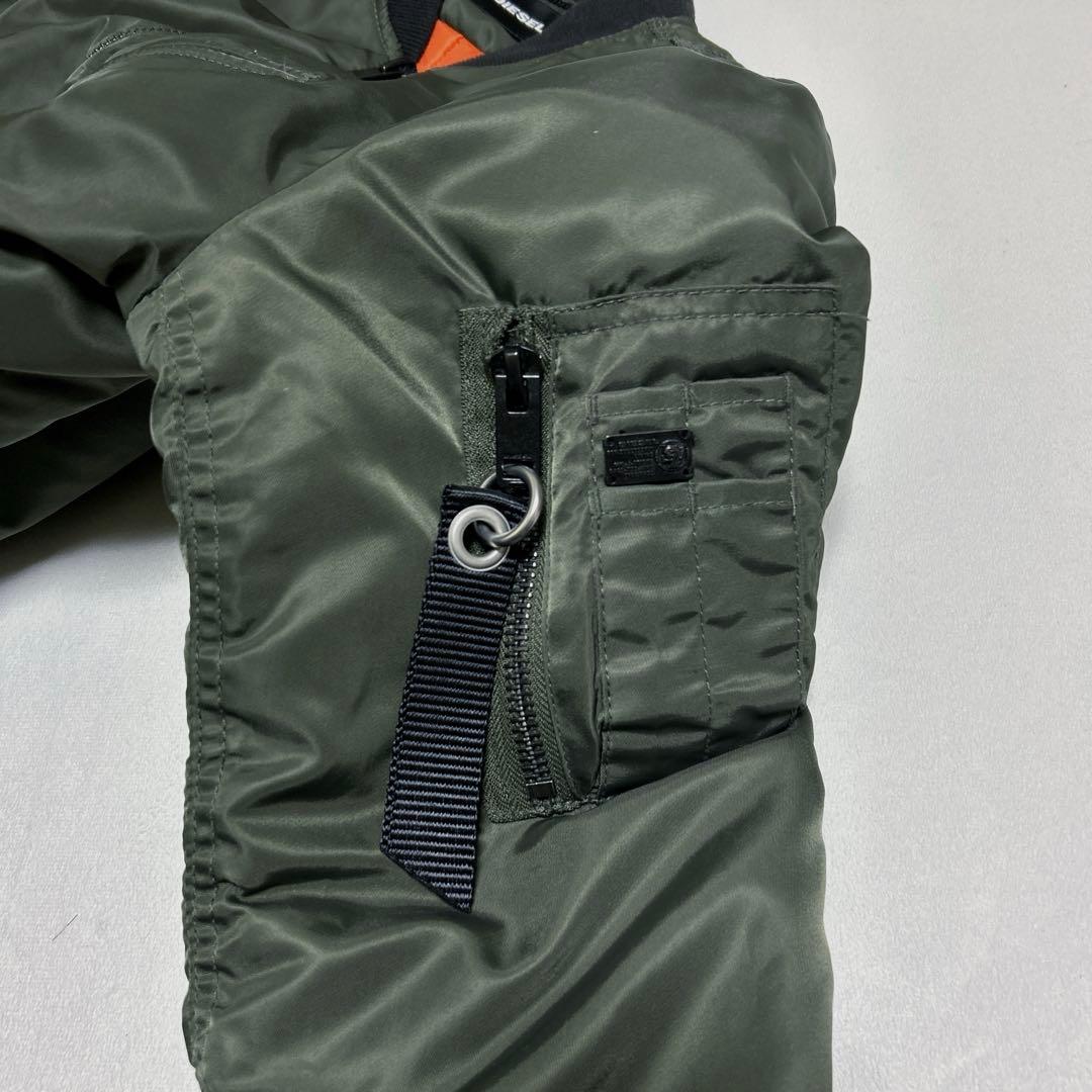 【DIESEL】MA-1 ボンバージャケット カーキ