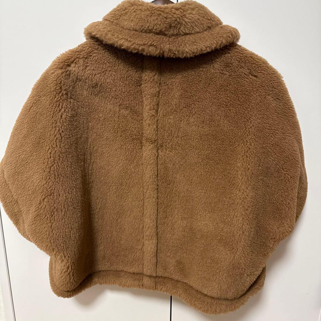 MaxMara テディベア ケープ ポンチョ ブラウン キャメル