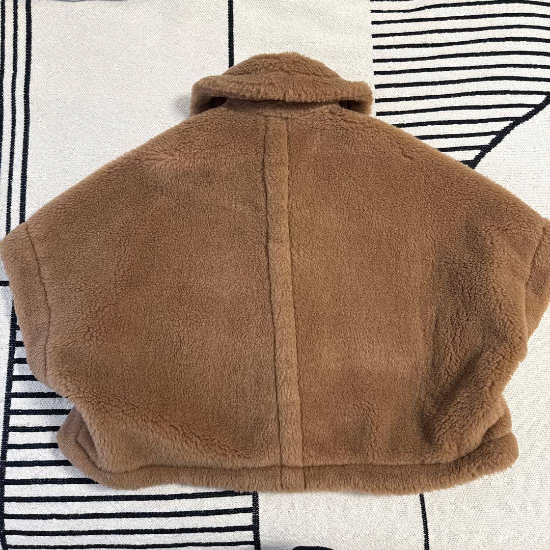 MaxMara テディベア ケープ ポンチョ ブラウン キャメル