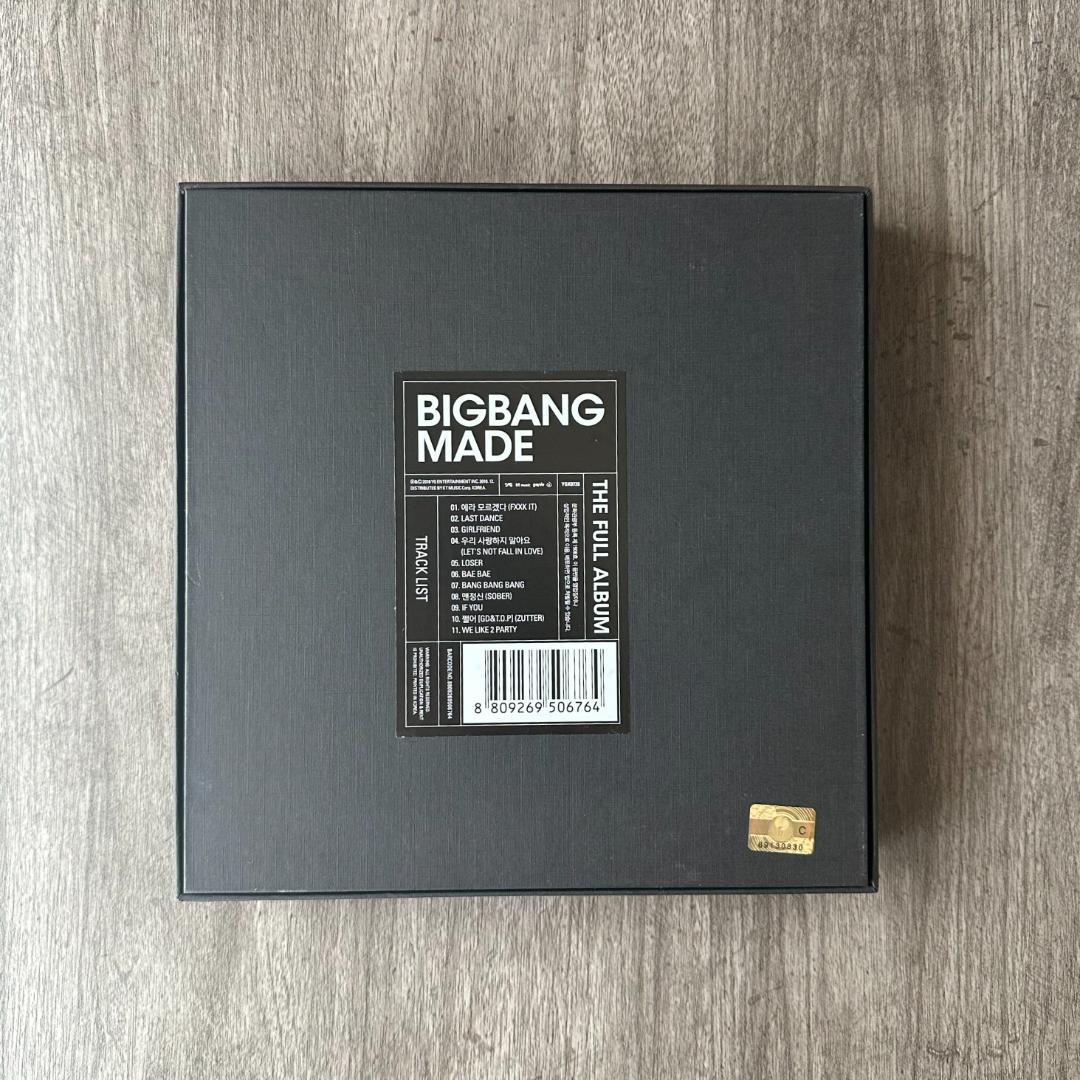 【希少/美品】BIGBANG MADE 初回限定盤 G-DRAGONフォトブック