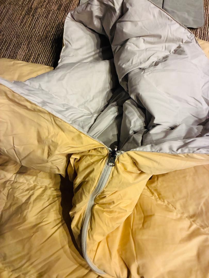 西川　ダウンシュラフ寝袋　羽毛布団150×200 エアピロー付き　未使用