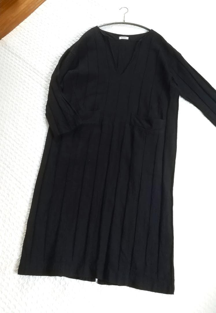 プランテーション☆21年AW☆BIZEN Autumn Wave☆黒紺☆手洗い可