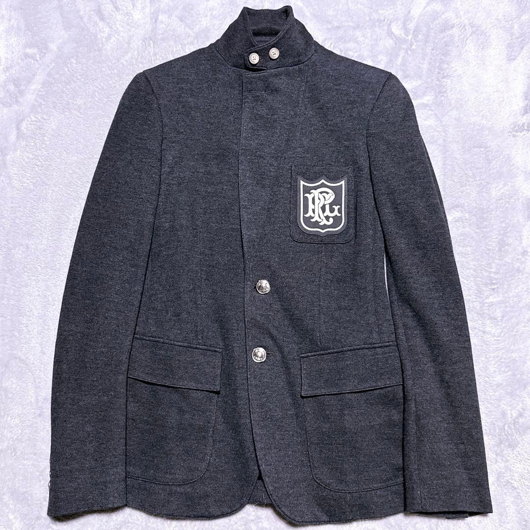 現行【未使用】ポロラルフローレン テーラードジャケット ロゴワッペン 銀ボタン