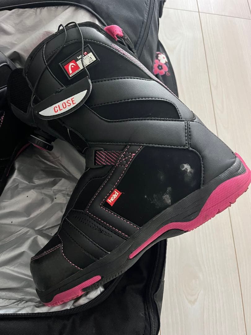 K2 スノーボード ドット柄　シューズ付　24.5 美品　ケース付き　美品