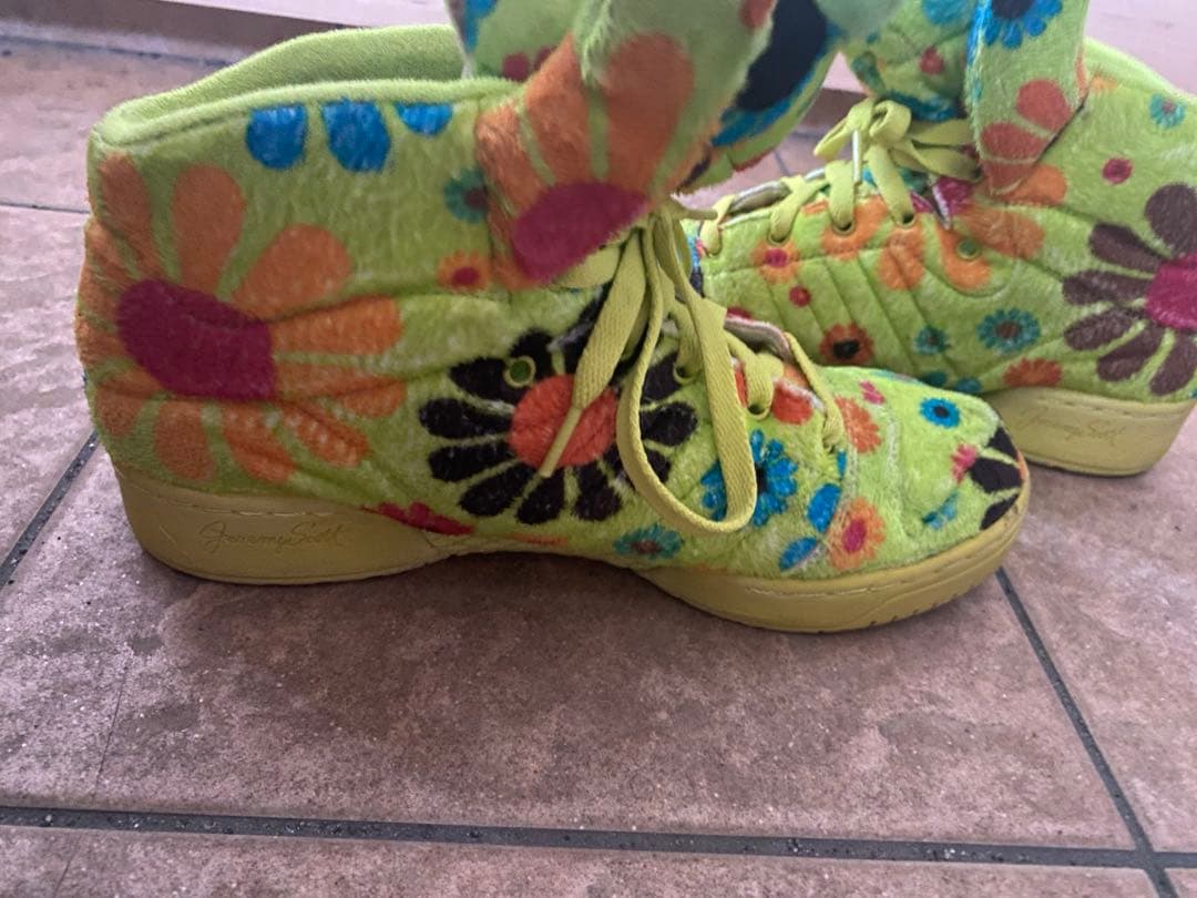 adidas ジェレミースコット 花柄 ベア 25cm