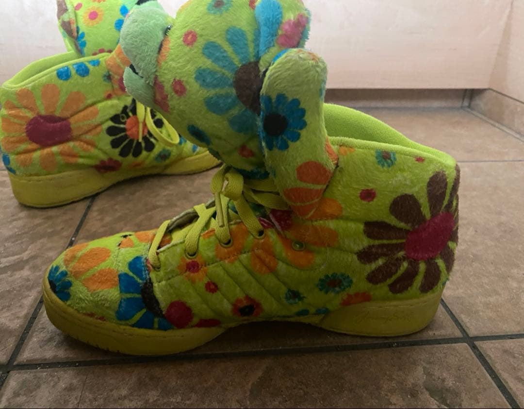 adidas ジェレミースコット 花柄 ベア 25cm