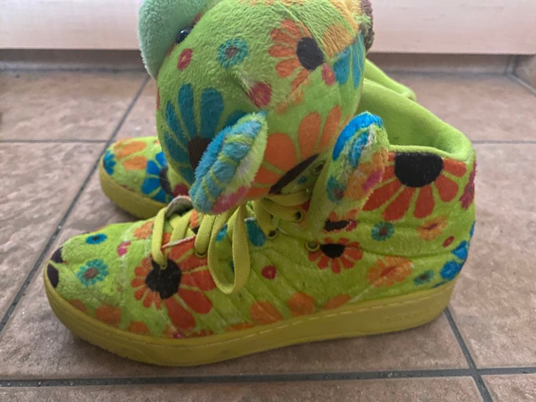 adidas ジェレミースコット 花柄 ベア 25cm