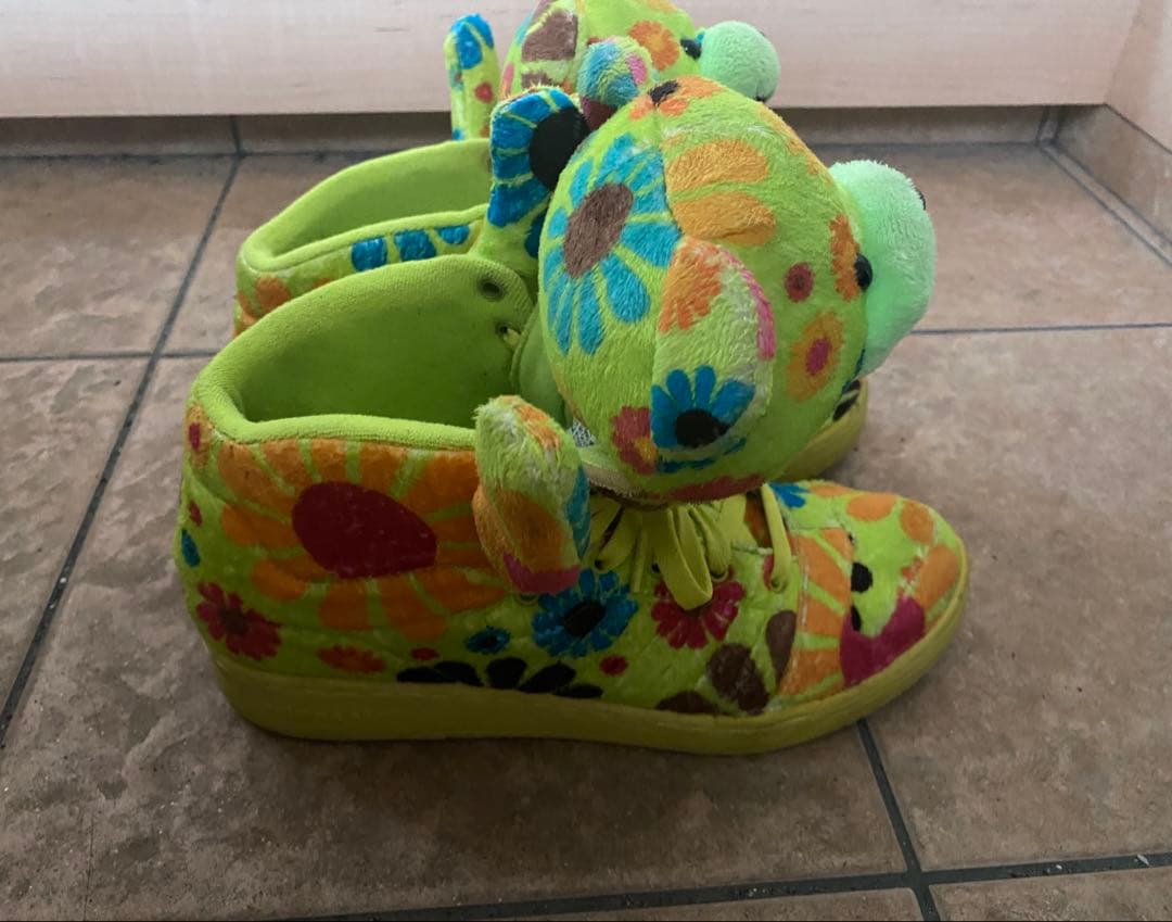 adidas ジェレミースコット 花柄 ベア 25cm