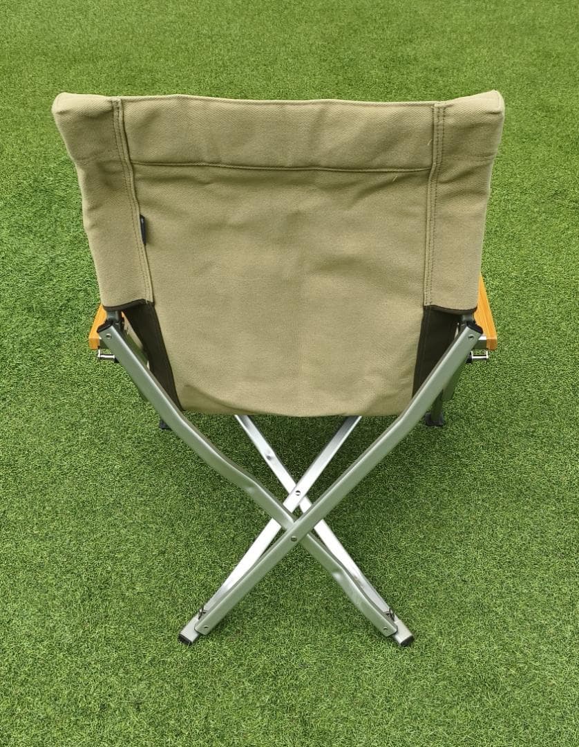 スノーピーク ローチェア30(カーキ)、帆布専用カバー、クッションシート