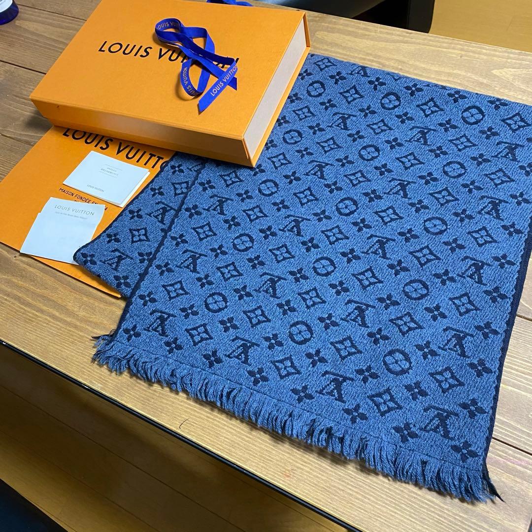 一本限定❗️LVロゴマフラー✨ヴィトンマフラー❗️ヴィトン　マフラー　メンズ