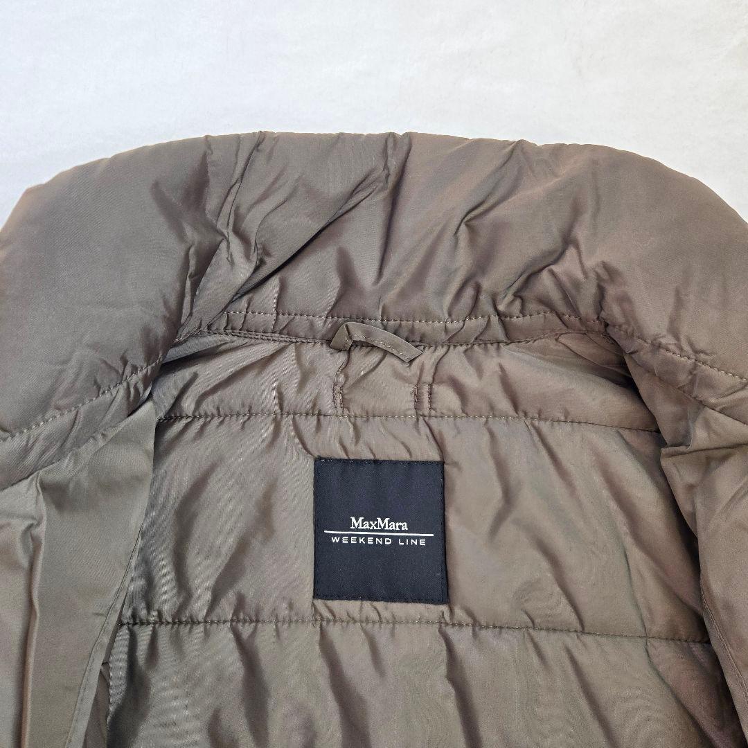 Max Mara Weekend Line ダウンベスト 38 カーキ　美品