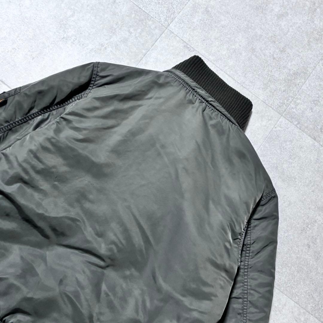 vintage ALPHA IND MA-1 カーキ フライトジャケッ アメカジ