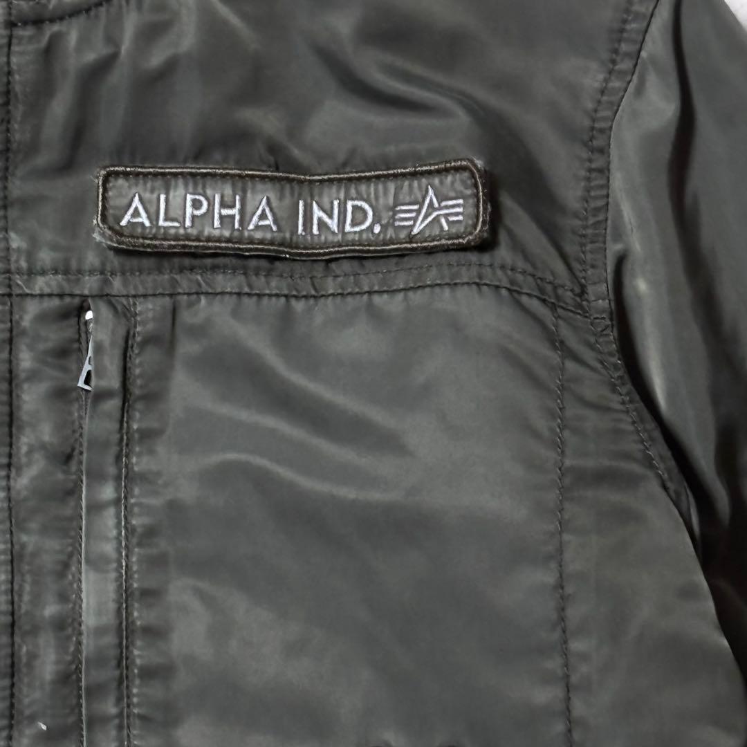 vintage ALPHA IND MA-1 カーキ フライトジャケッ アメカジ