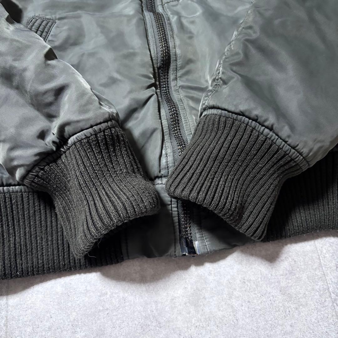 vintage ALPHA IND MA-1 カーキ フライトジャケッ アメカジ