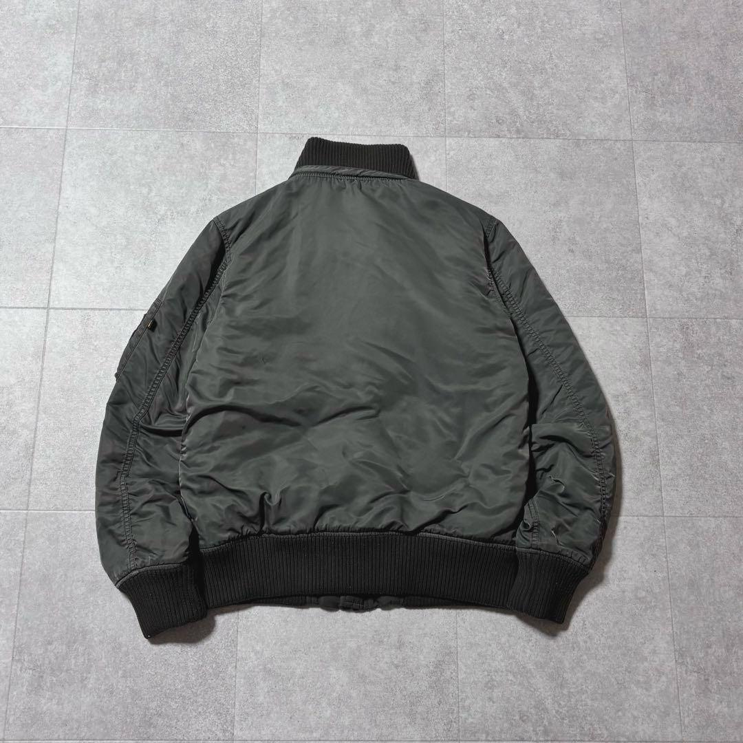 vintage ALPHA IND MA-1 カーキ フライトジャケッ アメカジ