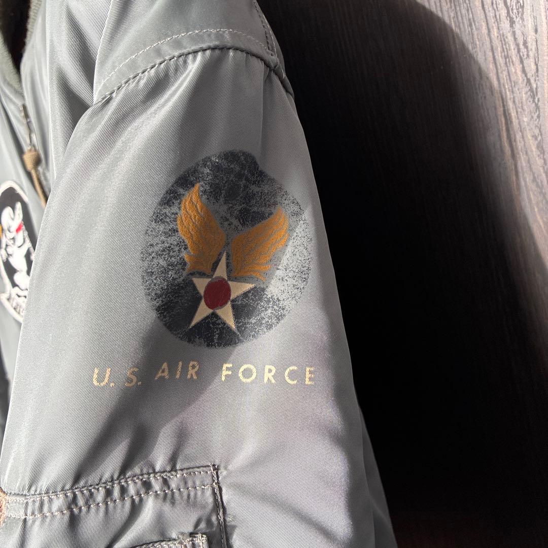 ザリアルマッコイズMA-1ジャケット　トムキャット仕様　X L