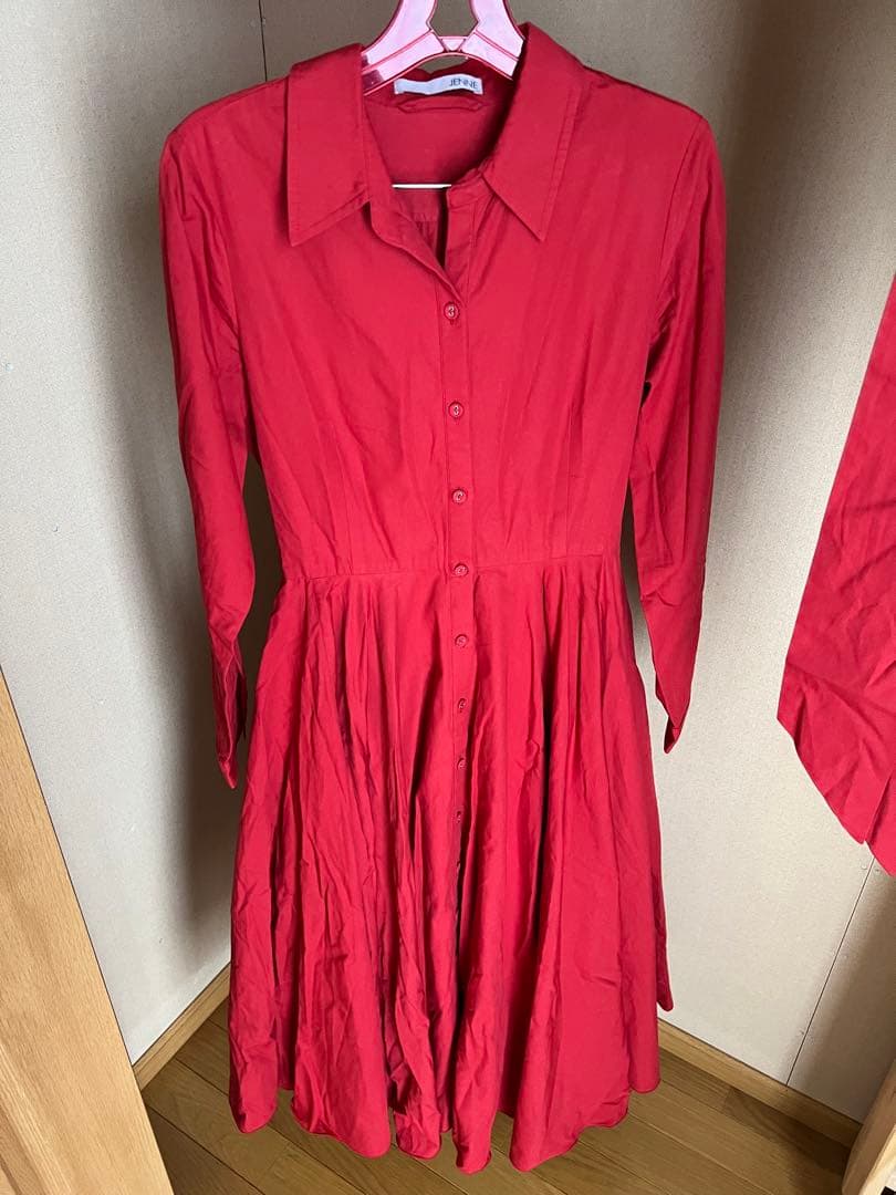 jenne オードリールックエアリーワンピース・長袖