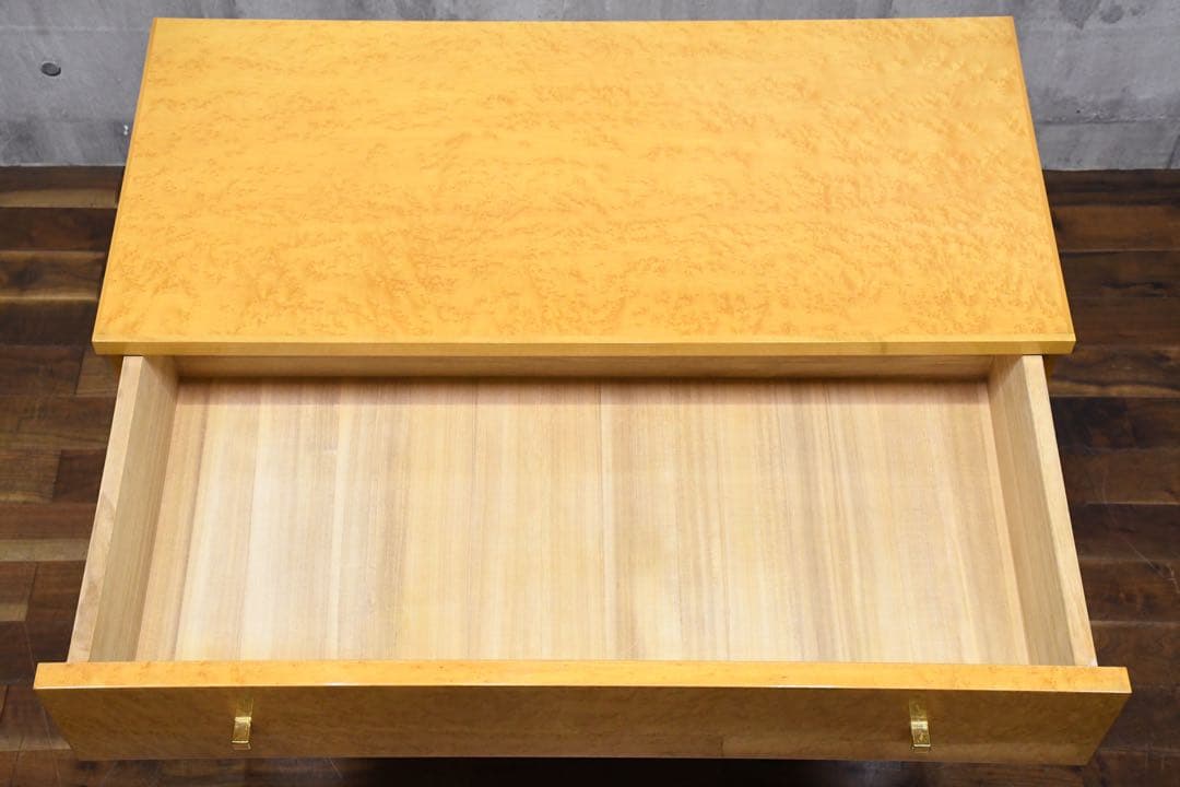 EBK26 IDC大塚家具 スプレンダー 3段チェスト バーズアイメープル