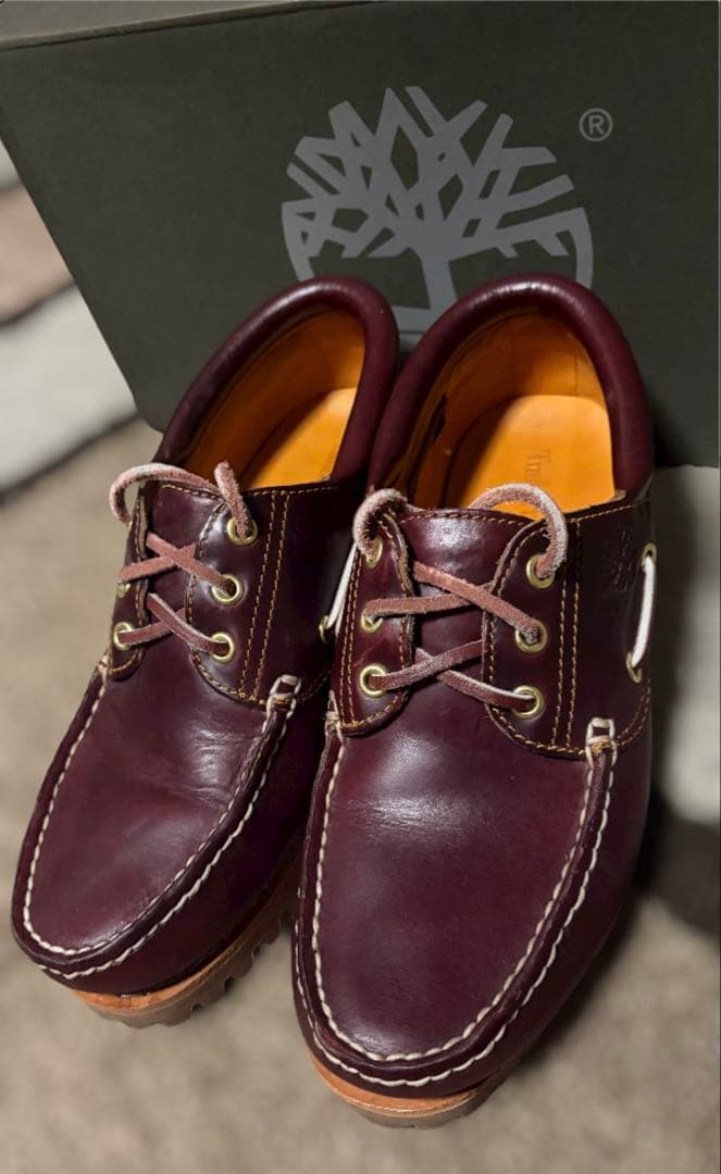 靴 Timberland 3eye burgundy