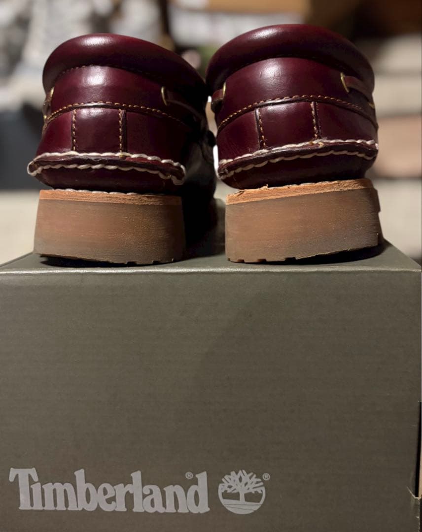 靴 Timberland 3eye burgundy
