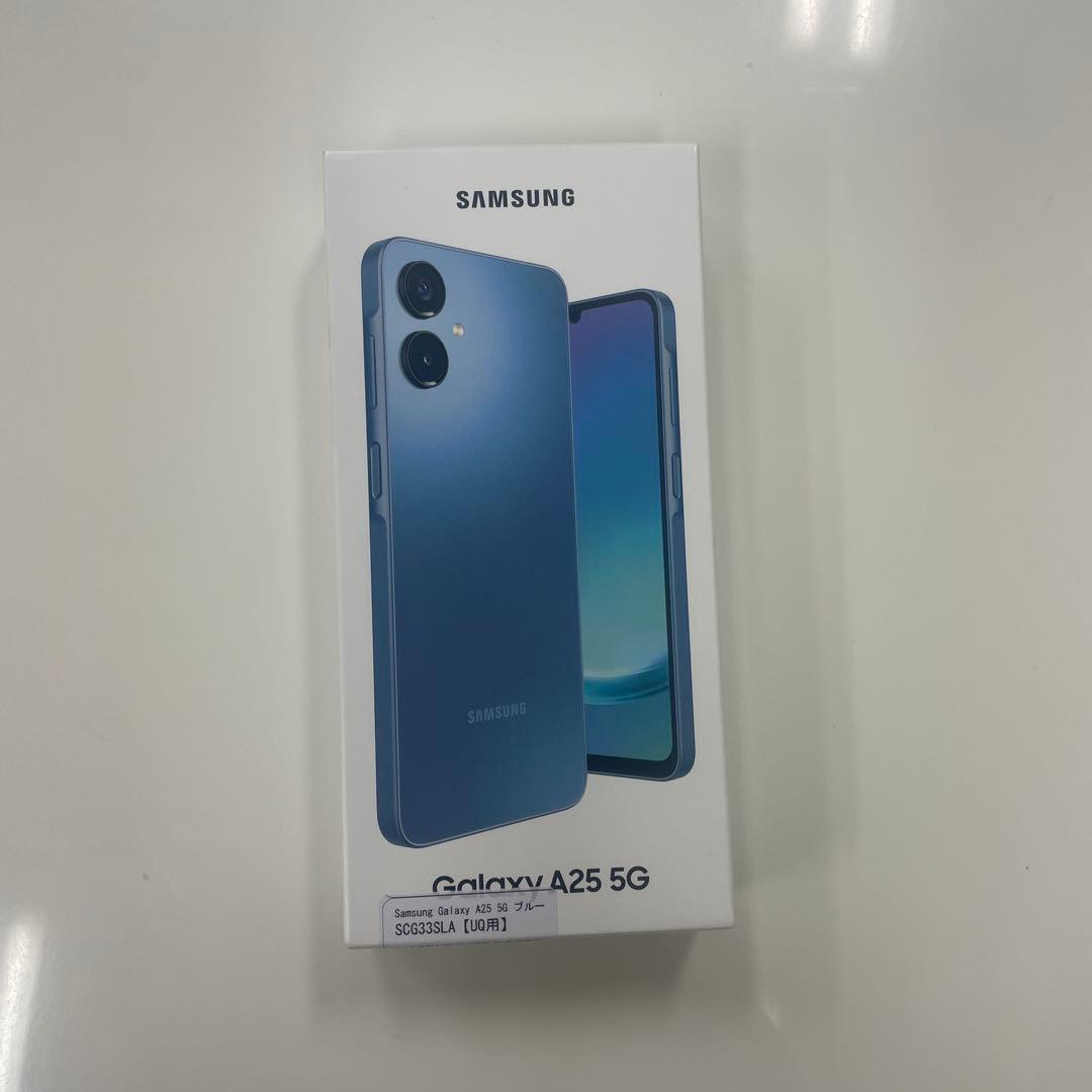 Samsung Galaxy A25 5G 本体 ブルー　64GB