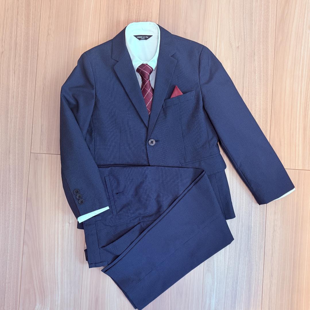 【COMME CA ISM】キッズフォーマルスーツ 120cm　ネイビー