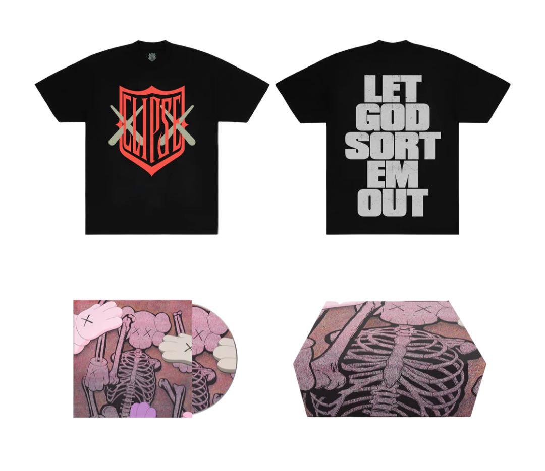 洋楽 KAWS X CLIPSE CD and TEE BOX SET
