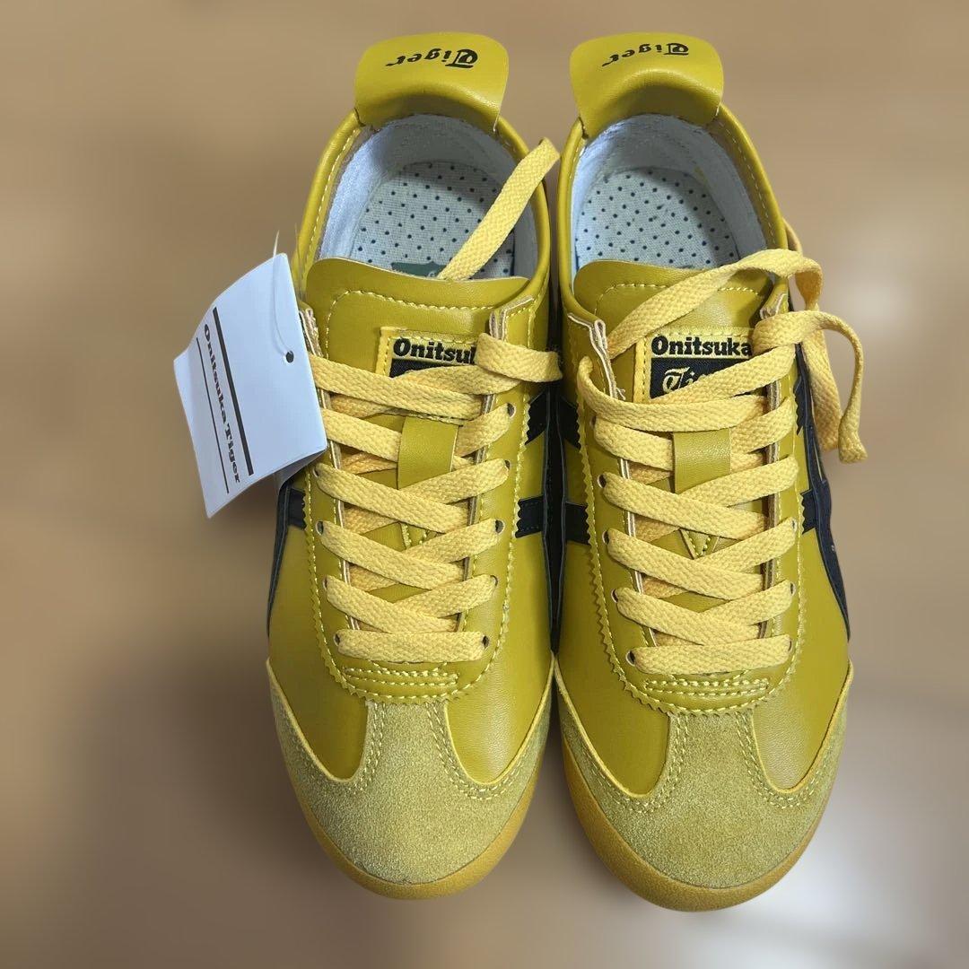 Onitsuka Tiger イエロー スニーカー　23.5
