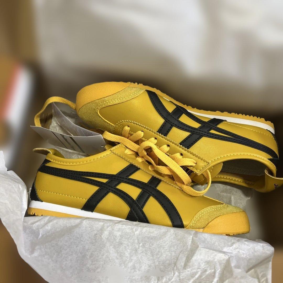 Onitsuka Tiger イエロー スニーカー　23.5