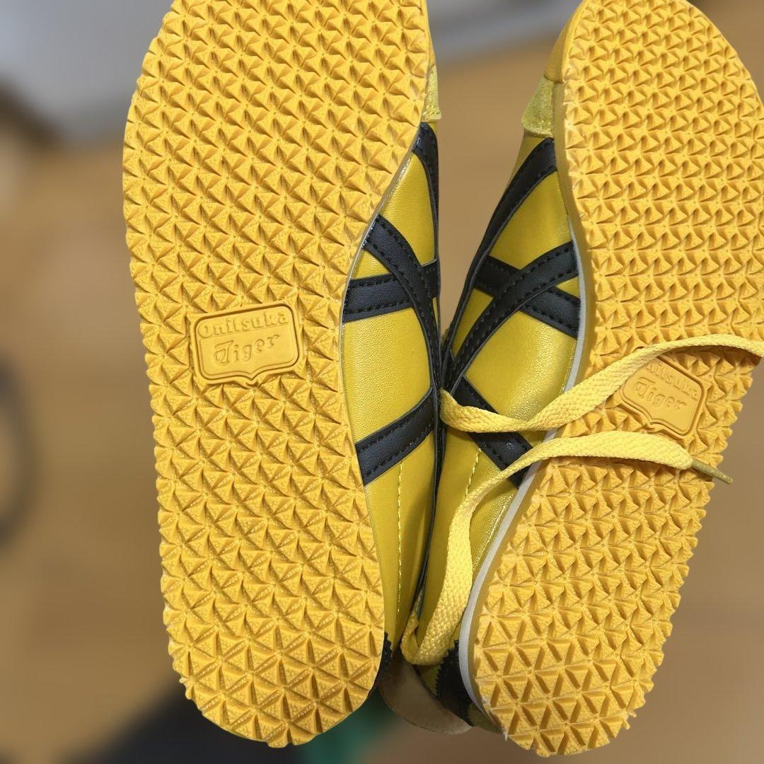 Onitsuka Tiger イエロー スニーカー　23.5