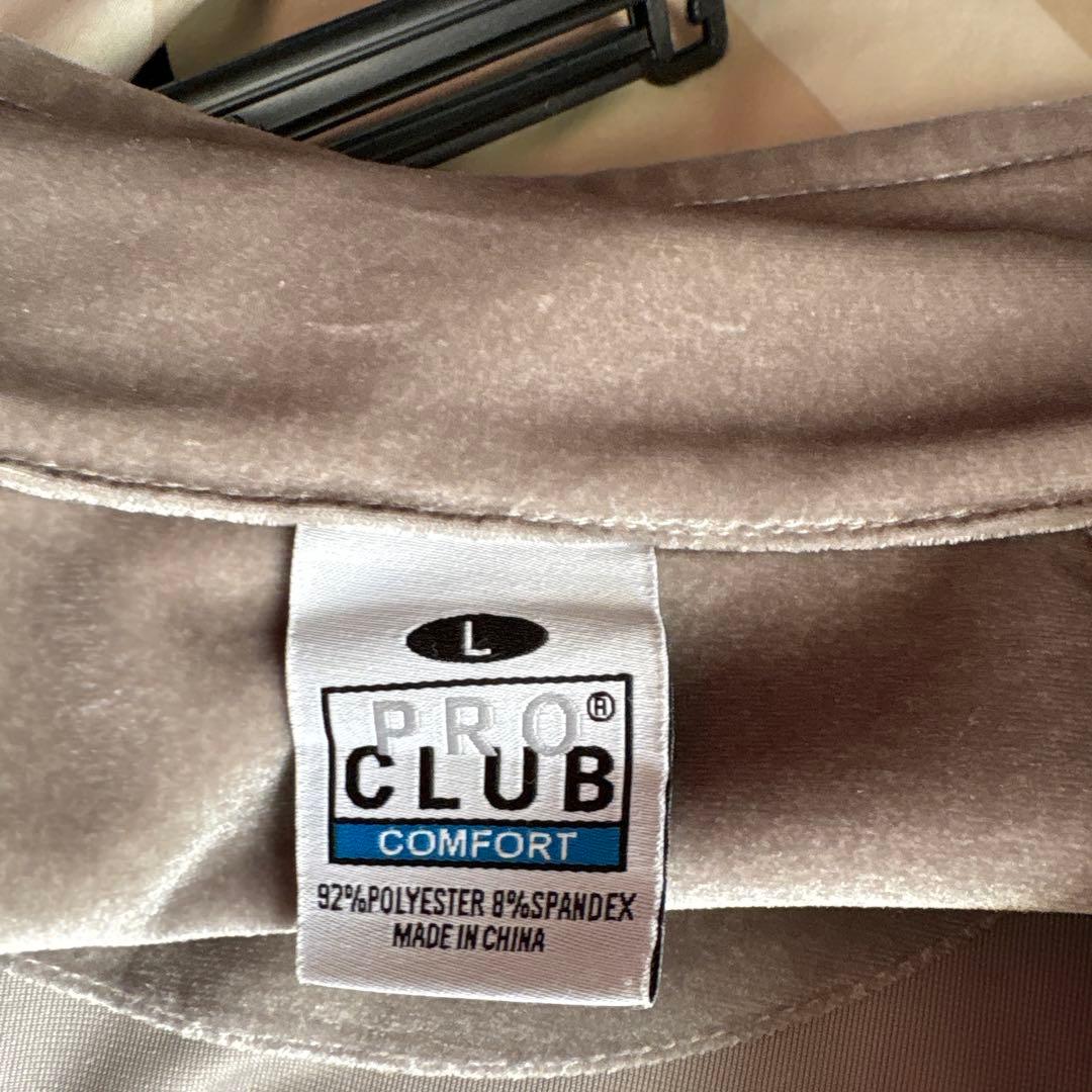 PRO CLUB ベロアジャージ グレー