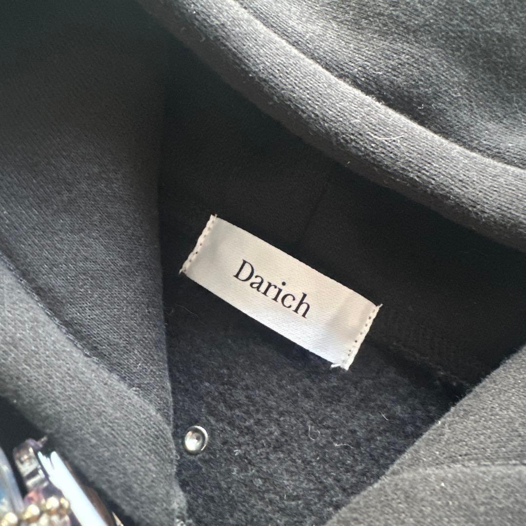 【着用2-3回】Darich DDロゴビジュージップパーカー ブラック
