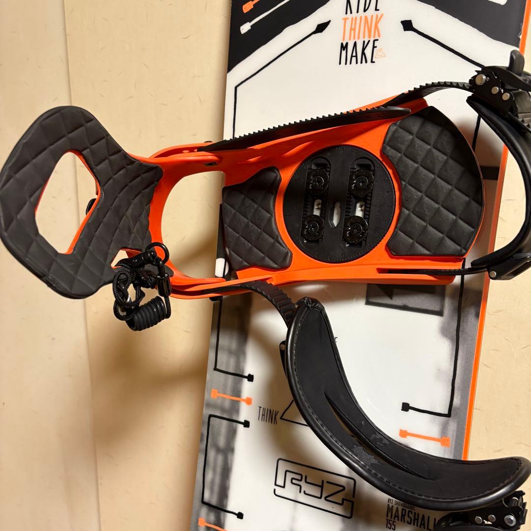 【2点セット】RIDE RYZ MARSHALL 155cm ダブルキャンバー