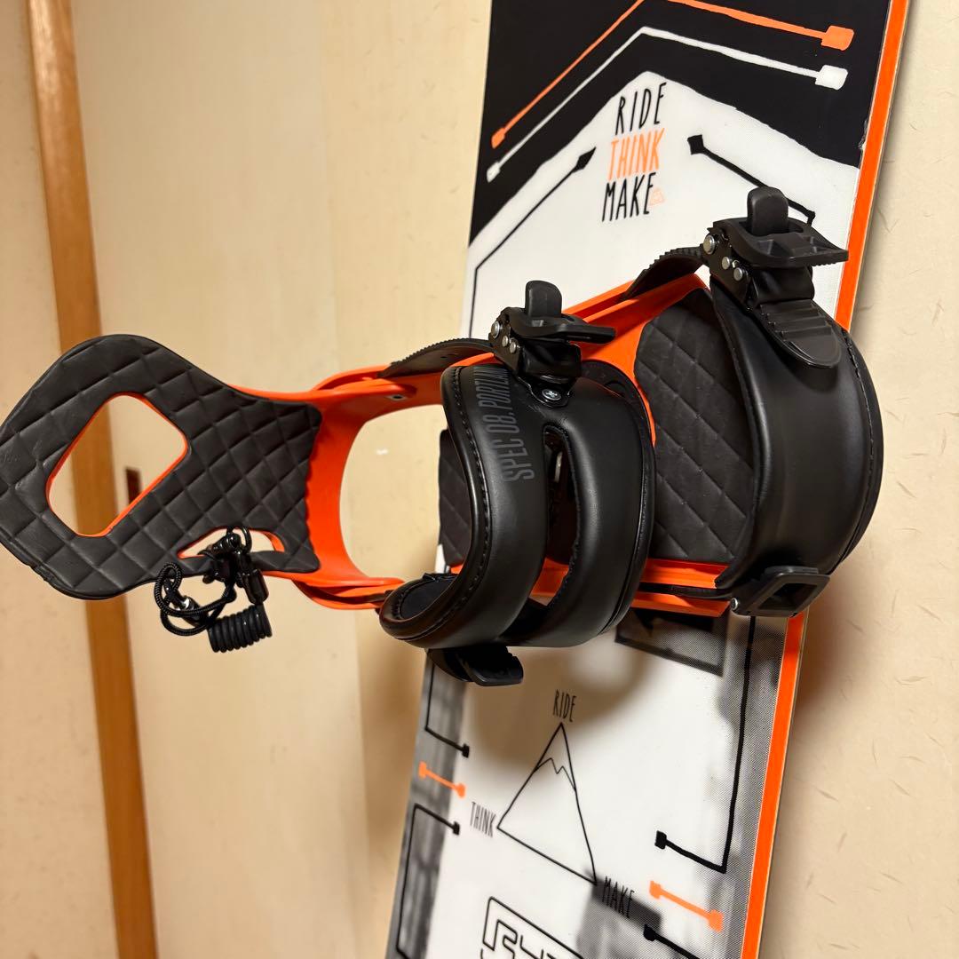 【2点セット】RIDE RYZ MARSHALL 155cm ダブルキャンバー