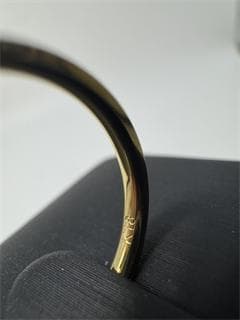 K18ゴールド ハート模様リング 1g 11号 即日発送