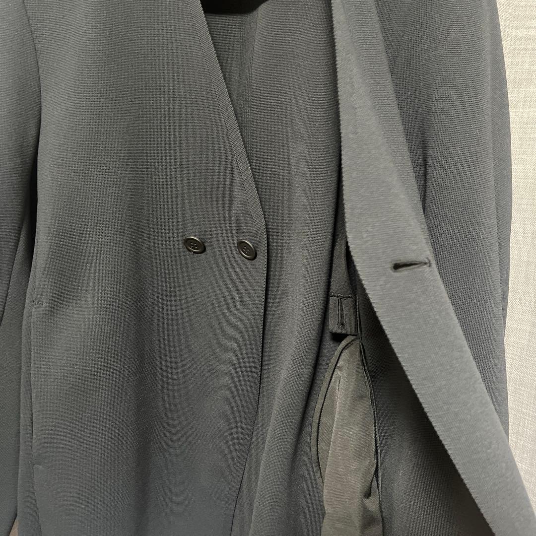 ジャケット・アウター MILAN RIB DOUBLEBREASTEDCOLLARLESS JACKT