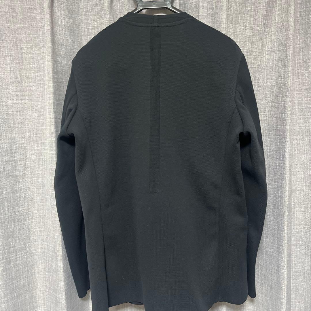 ジャケット・アウター MILAN RIB DOUBLEBREASTEDCOLLARLESS JACKT